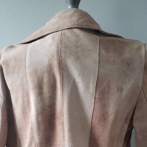 Mango Leather Jacket Sz Small